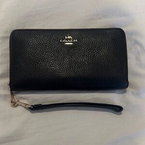 Coach Leather Wristlet